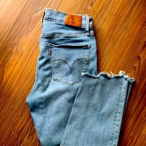 Levi’s 704 high rise straight leg